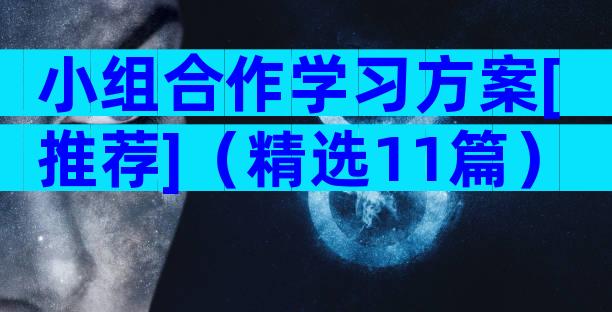 小组合作学习方案[推荐]（精选11篇）